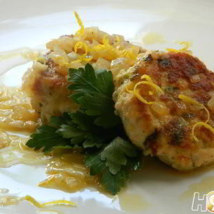 Рецепт Куриных котлет с лимонным соусом
