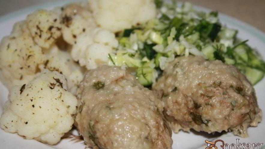 Рецепт паровых котлет с цветной капустой