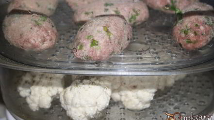 Рецепт паровых котлет с цветной капустой