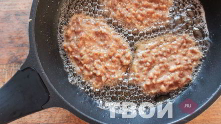 Рецепт печеночных котлет