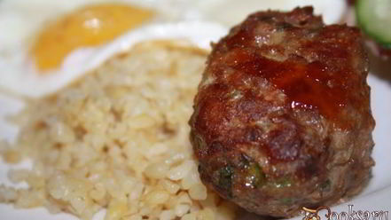 Рецепт пикантных котлеток-гриля с кинзой