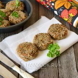 Рецепт Постных гречаников