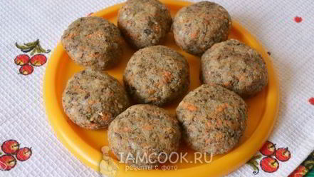 Рецепт постных гречаников