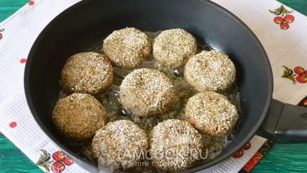 Рецепт постных гречаников