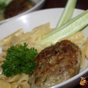 Рецепт Пышных свиных котлеток в рисовой муке