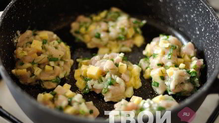 Рецепт рубленых котлет с сыром и зеленью