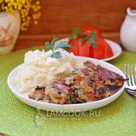 Рецепт Рубленых курино-грибные котлеты