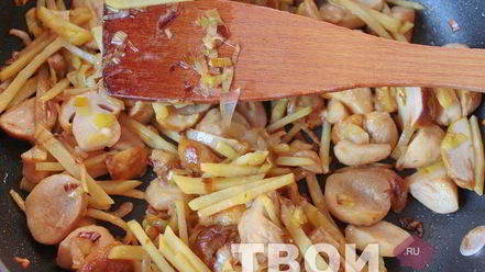 Рецепт стожков с грибами