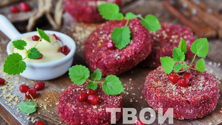 Рецепт свекольных котлет