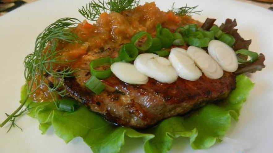 Рецепт свиной котлеты на кости