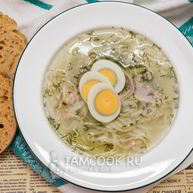 Рецепт Лапши домашней с курицей