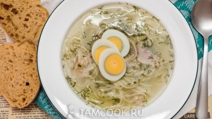Рецепт лапши домашней с курицей