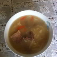 Рецепт Лапши из конины