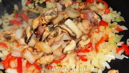 Рецепт лапши с морепродуктами