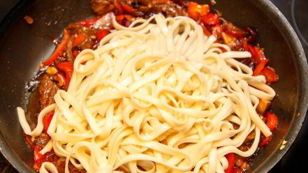 Рецепт лапши удон с говядиной