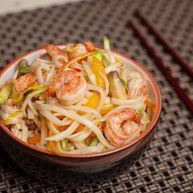 Рецепт Лапши вок с креветками