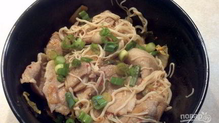 Рецепт Лапши вок со свининой