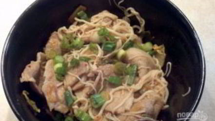 Рецепт лапши вок со свининой