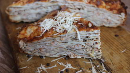 Рецепт блинной лазанья