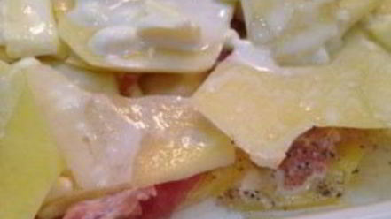 Рецепт картофельной лазанья с фаршем