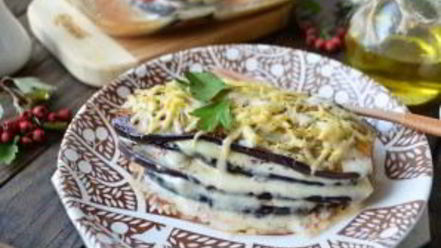 Рецепт лазаний из баклажанов с сыром