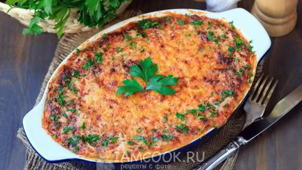 Рецепт лазаний из кабачков с фаршем