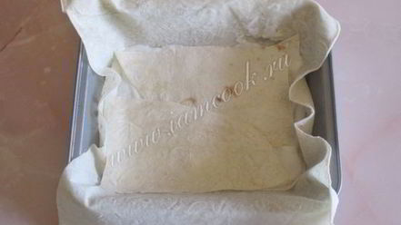 Рецепт лазаний из лаваша с фаршем