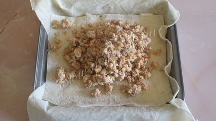 Рецепт лазаний из лаваша с фаршем