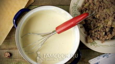 Рецепт лазаний с фаршем и грибами