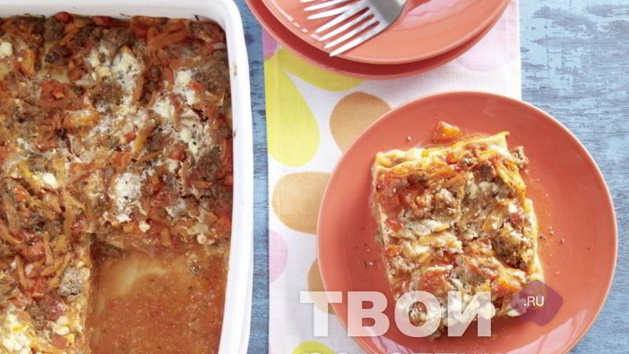 Рецепт лазаний с фаршем