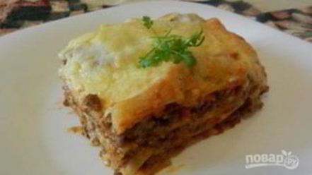 Рецепт лазаний с говядиной и томатами