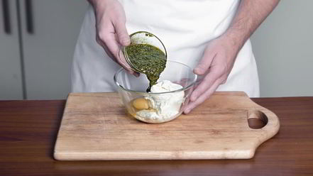 Рецепт лазаний с индейкой и соусом песто