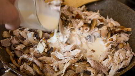 Рецепт лазаний с курицей и шампиньонами