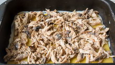 Рецепт лазаний с курицей и шампиньонами