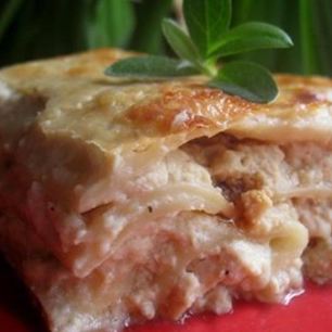 Рецепт Лазаний с курицей и сливочным соусом