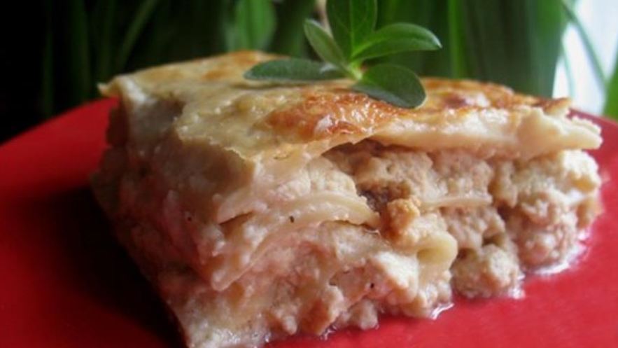 Рецепт лазаний с курицей и сливочным соусом