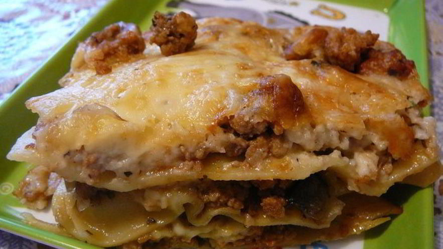 Рецепт лазаний с мясом и шампиньонами