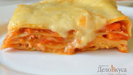 Рецепт лазаний с мясом