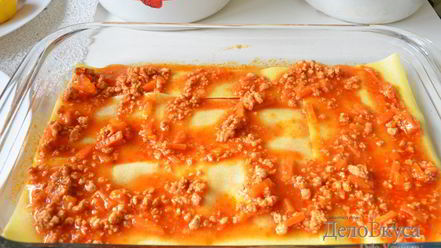 Рецепт лазаний с мясом