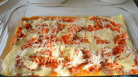 Рецепт лазаний с мясом