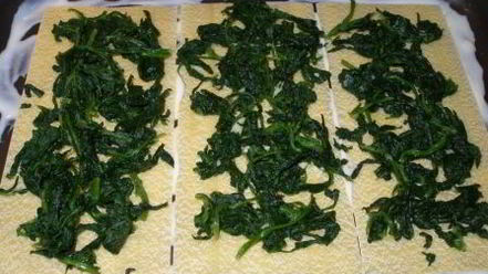 Рецепт лазаний с семгой и шпинатом