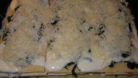 Рецепт лазаний с семгой и шпинатом