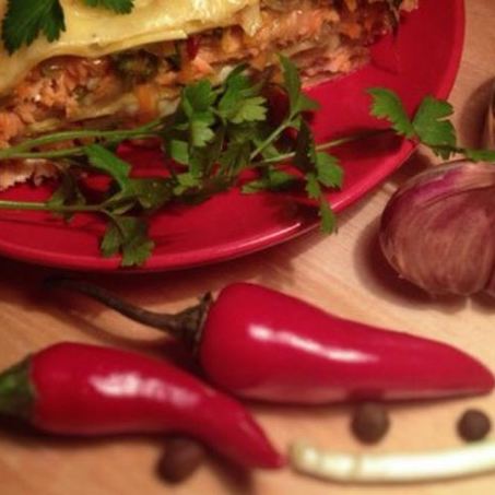 Рецепт Лазаний с семгой