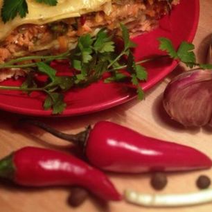 Рецепт Лазаний с семгой