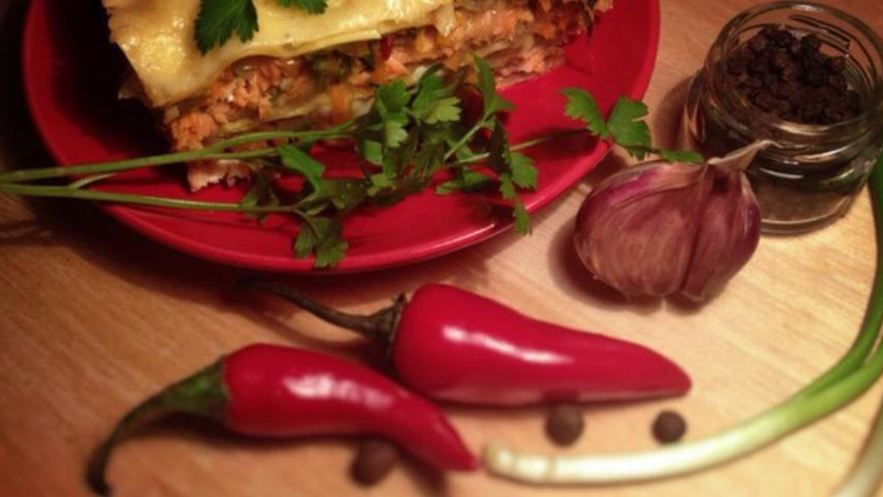 Рецепт лазаний с семгой