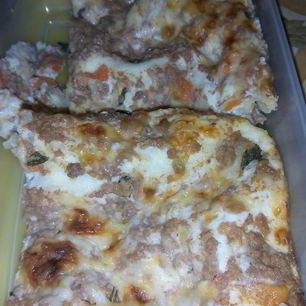 Рецепт Лазаний с соусами Болоньезе и Бешамель
