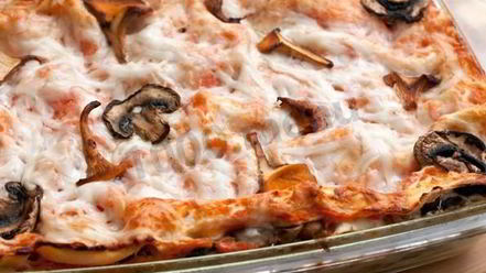 Рецепт лазаний с сыром и грибами