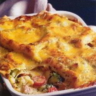 Рецепт Лазаний с цветной капустой и сыром