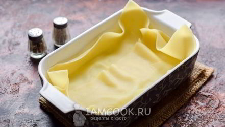 Рецепт лазаний с ветчиной и сыром