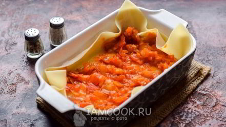 Рецепт лазаний с ветчиной и сыром